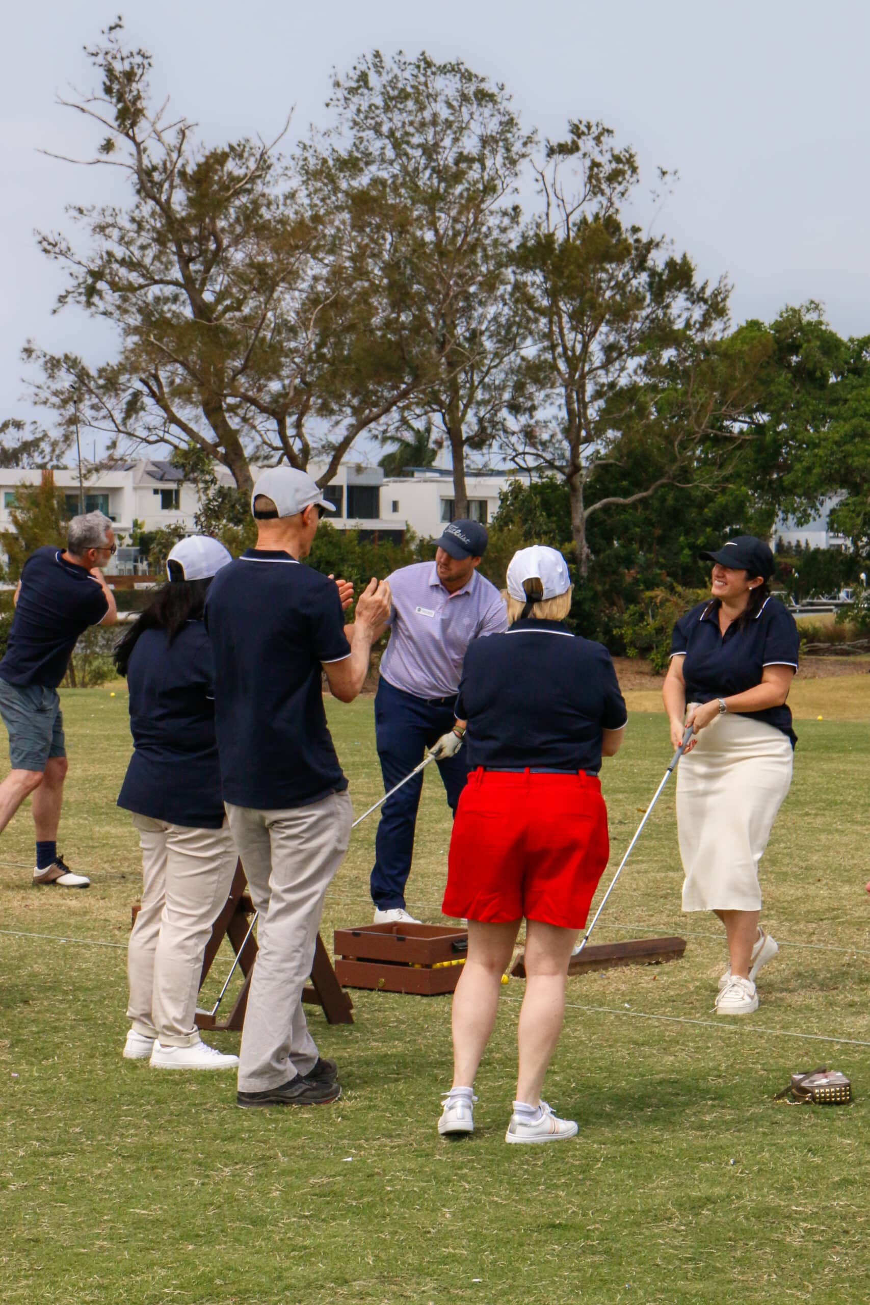 David Ennels Group Golf Lesson Gold Coast Hope Island