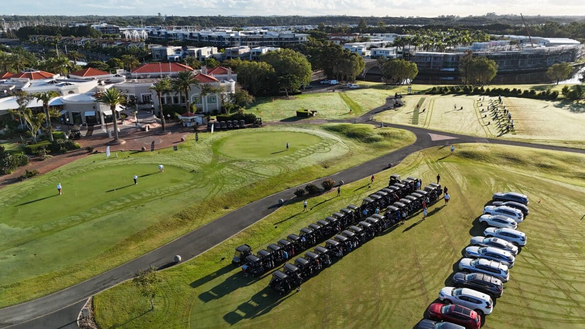 Corporate Golf Day Hope Island Golf Course Gold Coast Driving Range